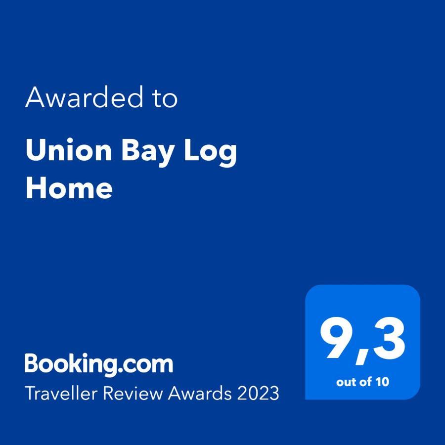 Union Bay Log Home Exterior foto